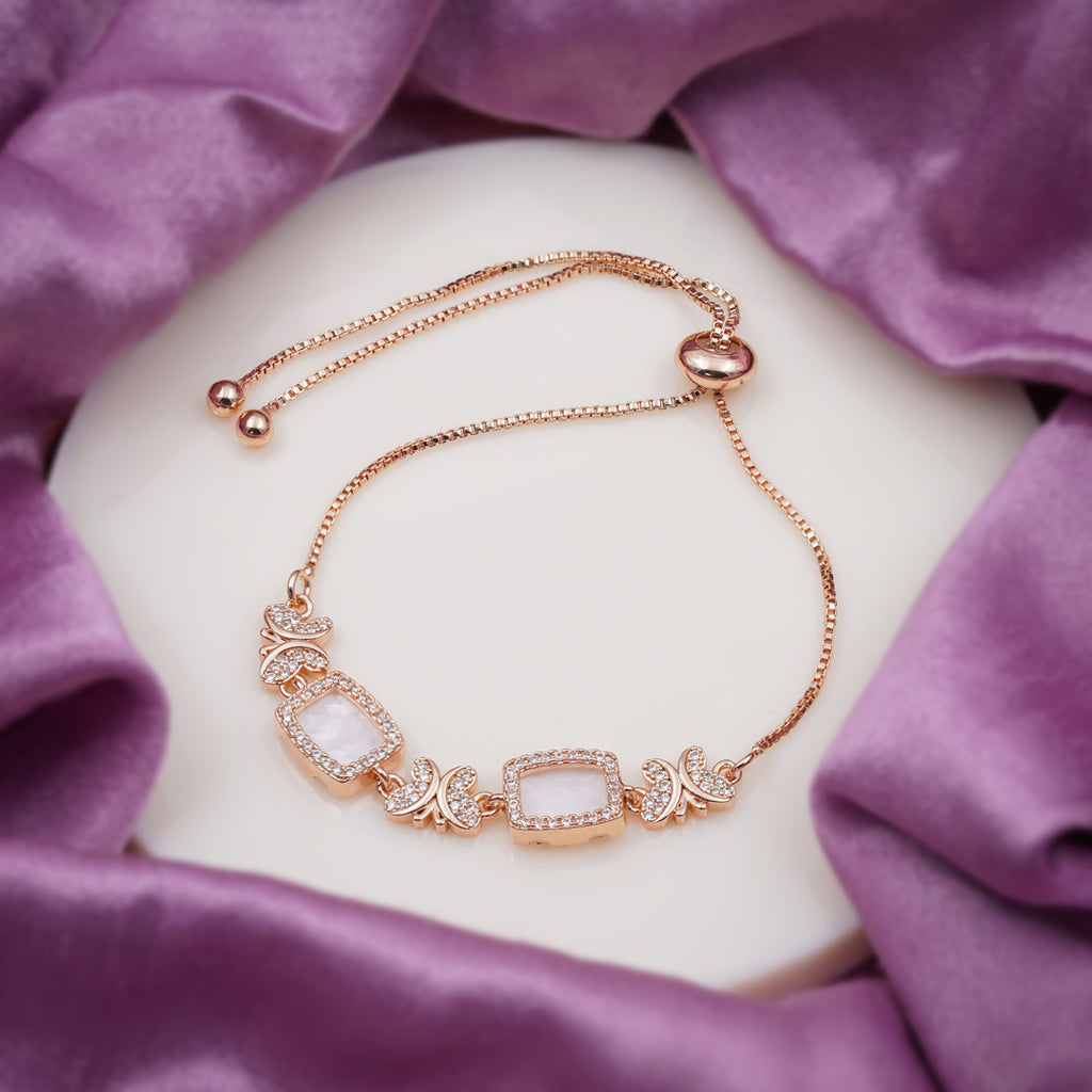 Celestia Pearl Charm Bracelet - GWB-46