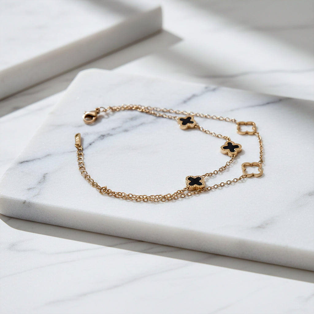 Noir Clover Bracelet - GWB -6