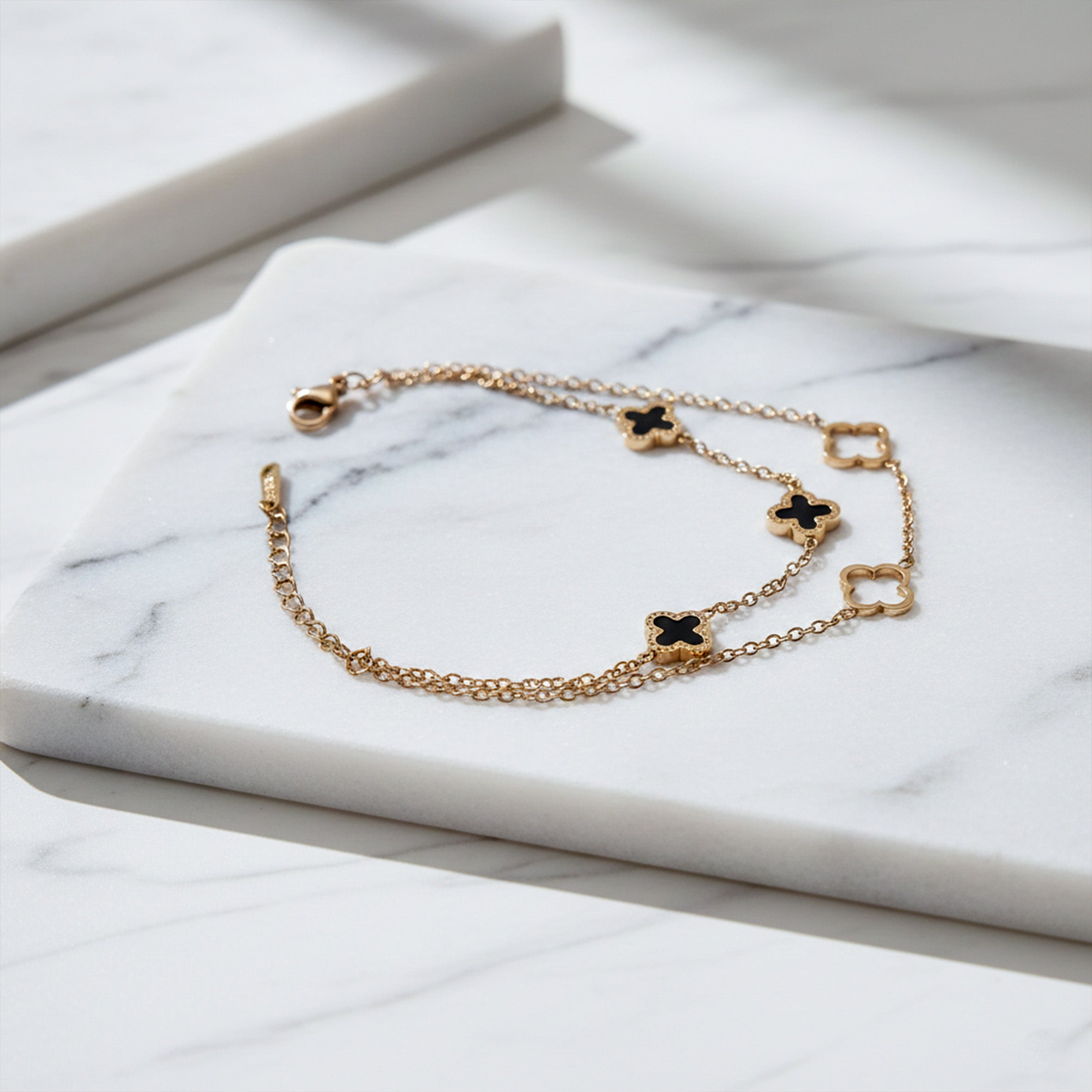 Noir Clover Bracelet - GWB -6