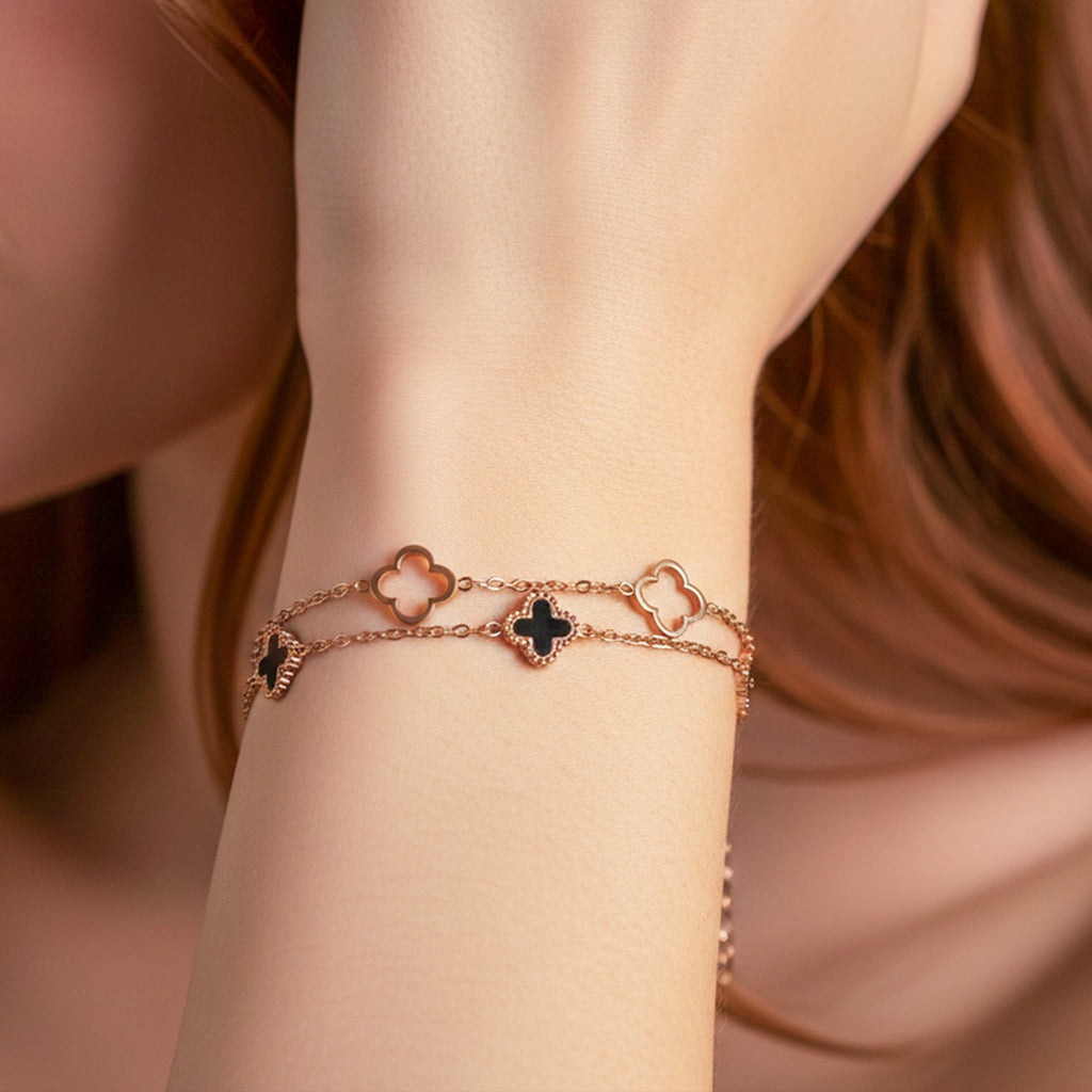 Noir Clover Bracelet - GWB -6
