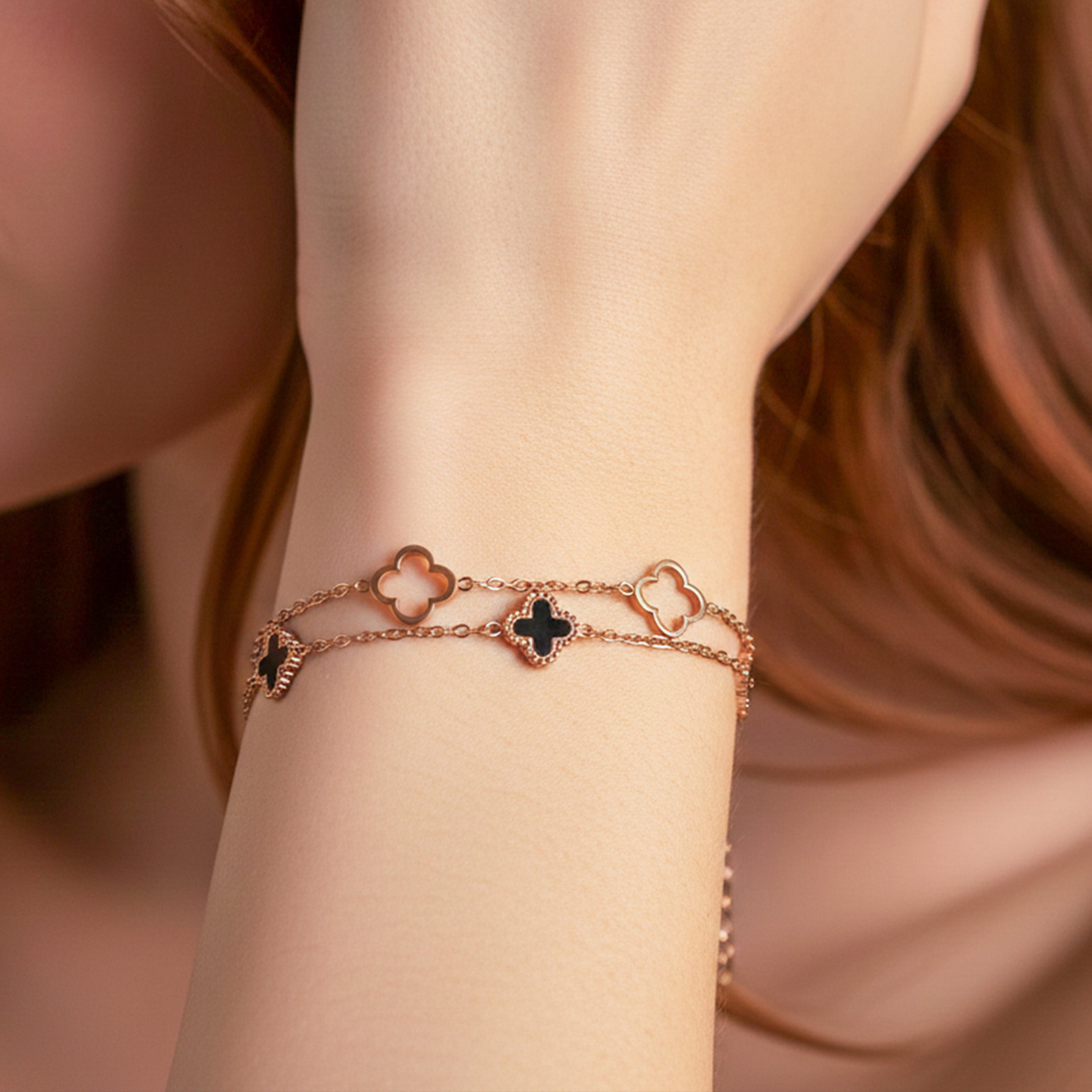 Noir Clover Bracelet - GWB -6