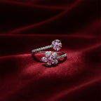 Pink Blossom Duo Ring - GWR-65
