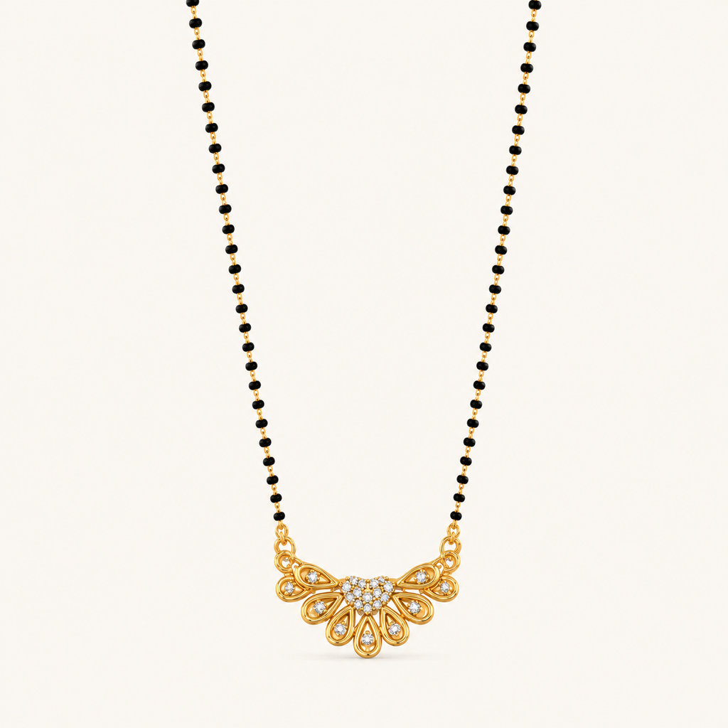 Golden Royal Bloom Mangalsutra - GM-19