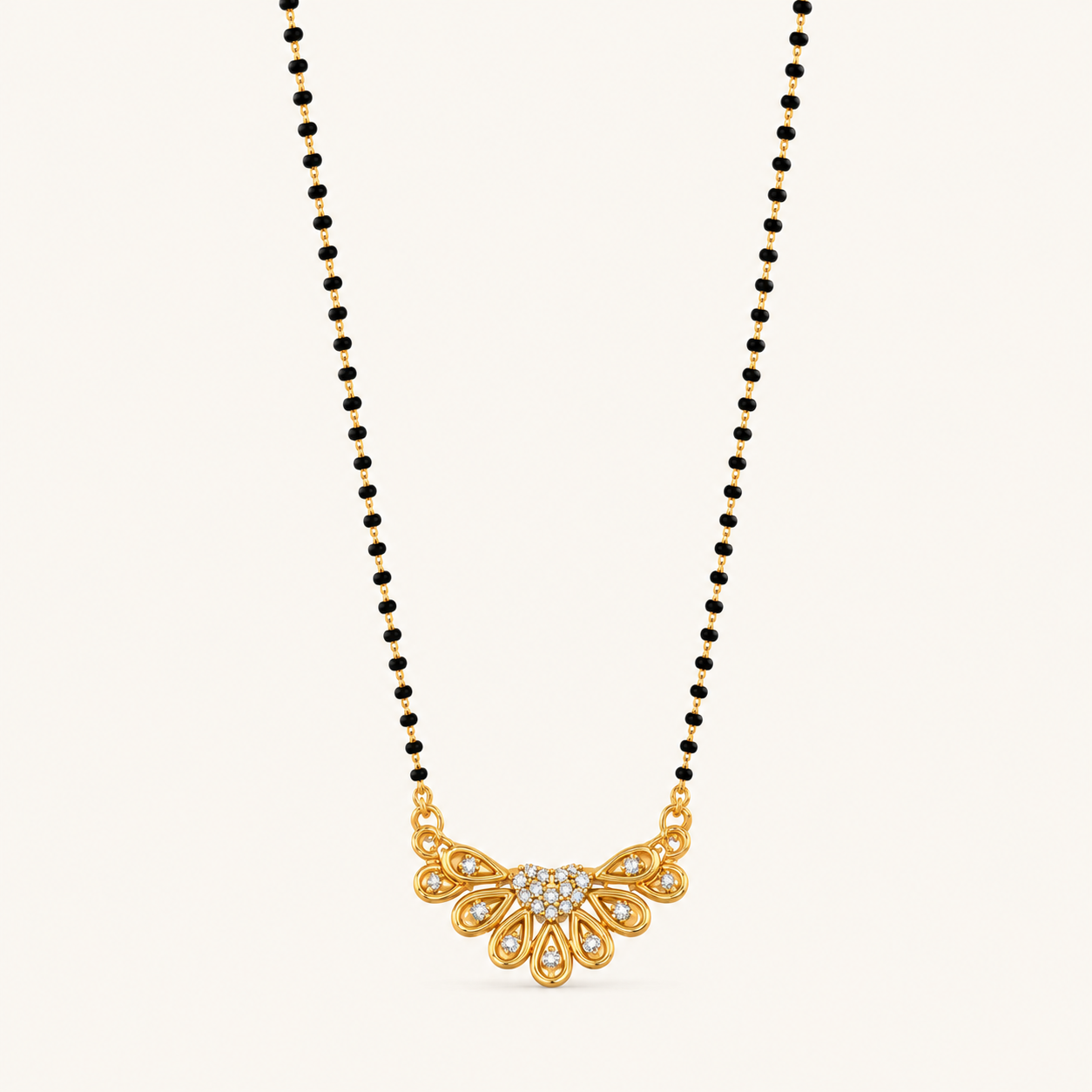 Golden Royal Bloom Mangalsutra - GM-19