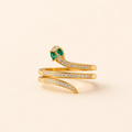 Serpentina Emerald Ring - GWR-59