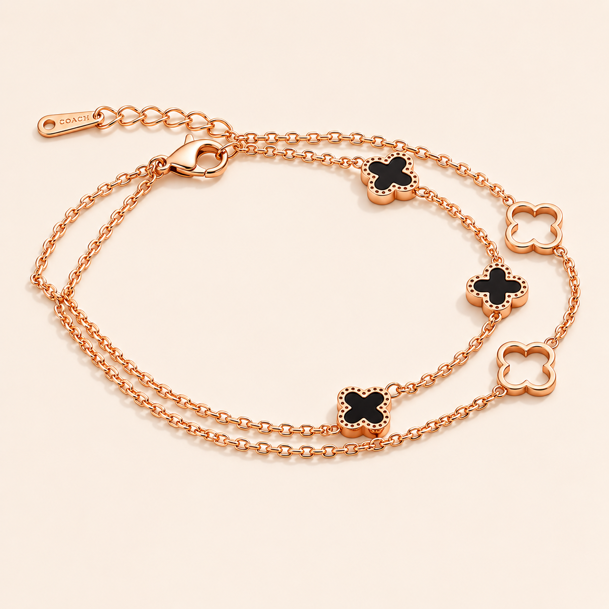 Noir Clover Bracelet - GWB -6