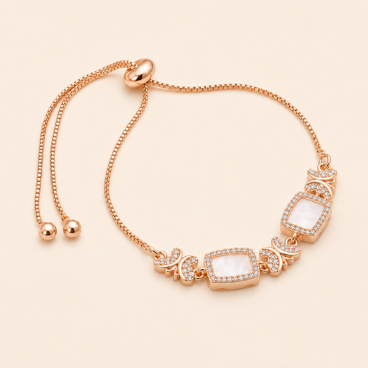Celestia Pearl Charm Bracelet - GWB-46