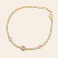 Blush Radiance Tennis Bracelet - GWB-105