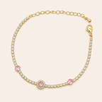 Blush Radiance Tennis Bracelet - GWB-105