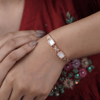 Celestia Pearl Charm Bracelet - GWB-46
