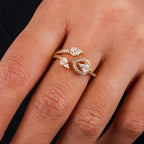 Royal Leaf Wrap Ring - GWR-1