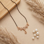 Rose Teardrop Elegance Mangalsutra  - GM-54